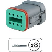 Resim Dt06-8s Erkek Konnektör 8 Pin Kablosuz 
