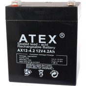 Resim Atex Plus 12V 4.2 Ah Bakımsız Kuru Akü 