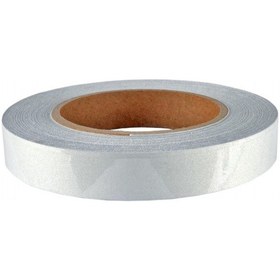 Resim Fosforlu Beyaz Bant Suya Dayanıklı Yapışkan 2 Cm X 25 Metre 