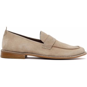 Resim Derimod Black Erkek Bej Süet Deri Klasik Loafer 26SFD601010 