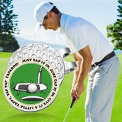 Resim Tap It Into Golf Cap Gripper Manyetik Klips Top Konum İşareti Cap Manyetik Metal Trim Aksesuar Küçük Hediye 