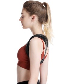 Resim Ankaflex Dik Duruş Korsesi Sırt Bel Omuz Korsesi Ortopedik Dik Durma Korse Siyah 