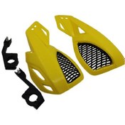 Resim Cloudstore Sarı Honda Suzuki Kawasaki Yamaha Scooter Dirt Bike Atv 7/8" 22mm Motosiklet El Koruyucu 