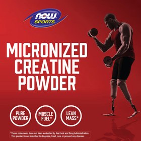 Resim NOW Foods Sports Micronized Creatine Monohydrate 500 Gram - 119 Servis 
