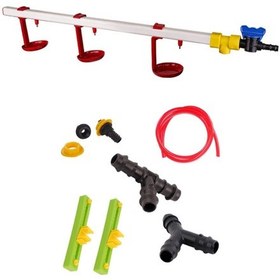 Resim TavPet Nipel Suluk Sistemi Montaj Aparatlı 60 Cm Askılı Çanaklı 