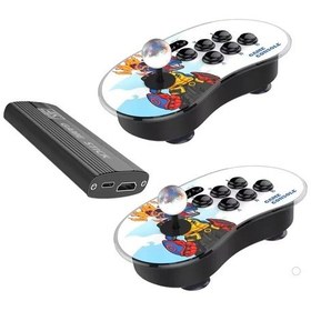 Resim Schitec 4K Arcade 10000 Retro Oyunlu 2 Kablosuz Joystickli A16 Oyun Konsolu 