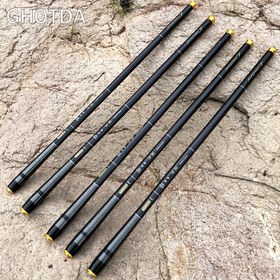 Resim 3.6m/4.5m/5.4m/6.3m/7.2m Yüksek Kaliteli Teleskopik Olta Akıntı Orta Eylem ve Güç Ultra-Hafif Elde Taşınabilir Sert Akıntı Karp Seyahat Balıkçılık Ekipmanları Tüm Balıkçılık Tutkunları İçin Uygun Sevgililer Günü'nden Noel'e Uygun 