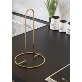 Resim Biterse Gold Paslanmaz Çelik Lüks Kağıt Havluluk 