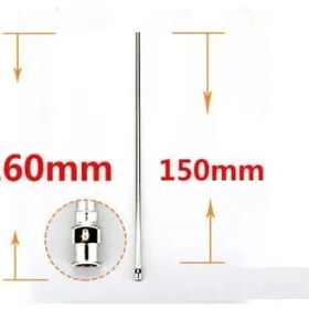 Resim Mingjin Shop 1 150MM Kanül Uzun Tarzı 30G 1 Adet Veya Kanül Uzunluğu Dağıtım Iğnesi (8G,10G,12G,14G...27G Isteğe Bağlı) - Künt Uç, Tamamı Metal (Yurt Dışından) 