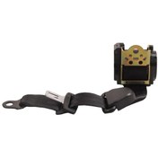 Resim Jokmae Otomatik Geri Çekmeli Üç Nokta Araç Emniyet Kemeri Seti Paslanmaz Çelik, Siyah 