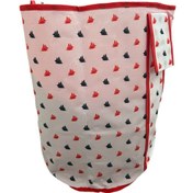 Resim Tutmalı Baskılı Oyuncak Sepeti Oyuncak Kutusu 45 Cm Kırmızı 