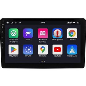 Resim Citroen Saxo Android Multimedya Sistemi 2000-2003 4gb Ram, 64gb Hafıza, Bluetooth, Carplay & Android Auto Kamera 9" 