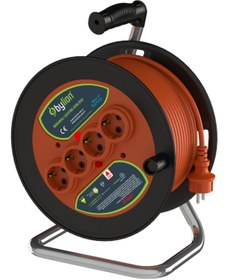 Resim Bylion Bylıon Makaralı Uzatma Kablosu 3*1.5mm² 20 Mt. Turuncu Kablo - Işıklı 