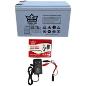 Resim Ortec 12V 9AH Bakımsız UPS Aküsü - Ortec 12V 1A Akü Şarj Aletli Set 