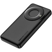 Resim Recci RPB-P58 PD Hızlı Şarj Özellikli Type-C Kablolu Powerbank 22.5W 10.000mAh Siyah 