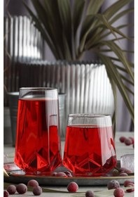 Resim LAV Valeria Cam Viski Bardağı 6'lı 400 ml (Meşrubat/Kokteyl Bardağı ) 