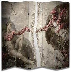 Resim Özel Tasarım Paravan Room Divider 180 x 200 cm 