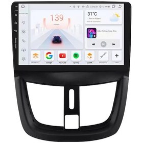 Resim Otolas 2009-2013 Peugeot 207 Için 8+128gb, 9 Inç Carplay Destekli, Kameralı Multimedya Navigasyon Ekranı 9" 