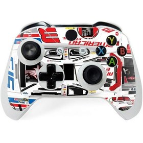 Resim Aircraft Jzcat Xbox One S X Gamepad Çıkartmaları Yapıştırıcı Olmadan Yapıştırması Kolay-29 