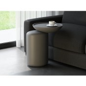Resim Echo Furniture Belle Bazalt Gri C Sehpa 