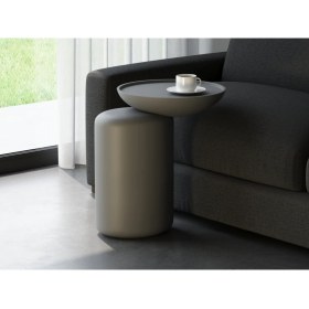 Resim Echo Furniture Belle Bazalt Gri C Sehpa 
