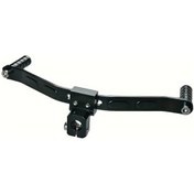 Resim Tongdashop Siyah Motor Bisiklet Alaşım Vites Kolu, Parlak Bitim, Çift Askılı Ayarlanabilir 