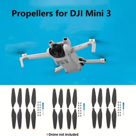Resim DJI Mini 3/Mini 3 Pro Drone Pervane Kanatları - Düşük Gürültü, Hızlı Çıkarılabilir Yedek Parçalar 