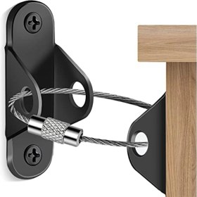 Resim Seeppitous Mobilya Çapası (Pac OF10) Anti-Tip Mobilya Ankrajı, Mobilya Dresser Duvar Güvenliği Ankrajı Mobilya Bağlantı Elemanı Duvar C (Yurt Dışından) 