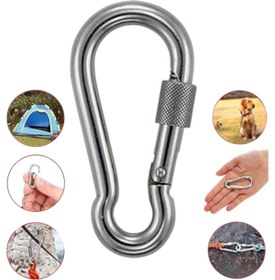 Resim By mag 6 MM Kilitli Karabina ( çanta, tasma, dağcılık) 