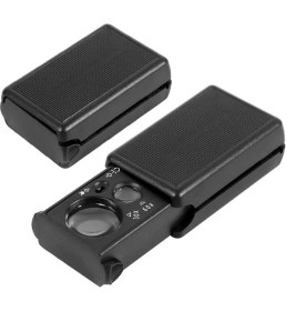 Resim Guangdong Spirit Takı Büyüteç Mini 30X / 60X Çift Lensli Çanta Takısı, LED Uv Işıklı Çekme Tipi Cam(Yurt Dışından) 