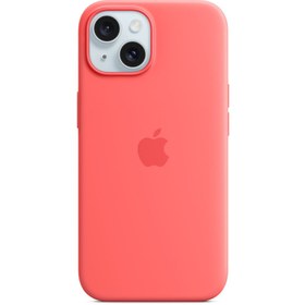 Resim Apple İphone 15 Uyumlu Mags Silikon Kılıf Guava Mt0v3zm/a 