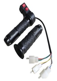 Resim Elektrikli Bisiklet Gaz Kolu Siyah 3 Vites /ıleri - Geri Kademeli Siyah 