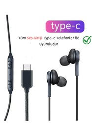 Resim Favors Type C Ses Girişli Tüm Telefonlar Ile Uyumlu Kablosuz Kulakiçi Kulaklık 