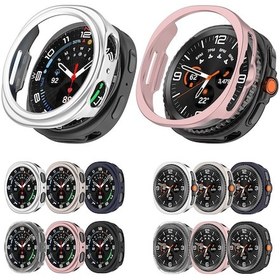 Resim Samsung Galaxy Uyumlu Watch 8 İçin 40mm Yarım Kapsama İçi Boş Pc Saat Kapağı Siyah 