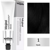 Resim Loreal Professionnel Majirel Funda Coloration Creme Saç Boyası No: 1 Siyah 60ml 