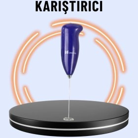 Resim Senka Portatif Kahve Köpürtücü - Latte, Cappuccino, Milkshake ve Puding Yapıcı 