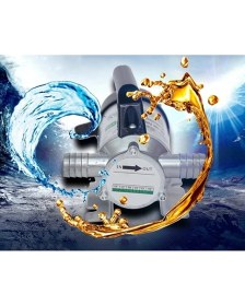 Resim Germany Steel Bakır Elektrikli Kendinden Emişli Taşınabilir Yakıt Sıvı Süt Yağ Aktarma Mazot Pompası 220V 213WAT 