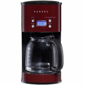 Resim Vestel Bordo Retro Filtre Kahve Makinesi (VESTEL.20242831) 