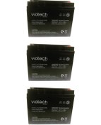 Resim VİOTECH Vte40-12 12volt 40amper Ups Aküsü 3lü Set 