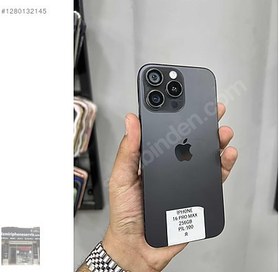 Resim Apple iPhone 16 Pro Max İkinci El YD | 256 GB | Siyah 