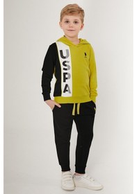 Resim U.s. Polo Assn Shaded Yeşil Erkek Çocuk Eşofman Takımı 