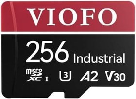 Resim Viofo High Endurance 256GB Class 10 A2 V30 100MB/s Okuma 90MB/s Yazma Micro SD Hafıza Kartı 