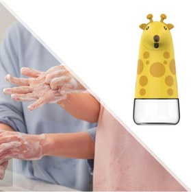 Resim Otomatik El Sabunu Dispenseri El Dezenfektanı Karikatür 