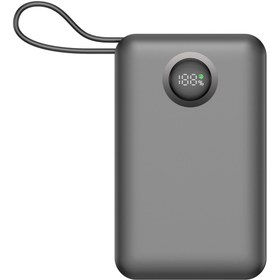 Resim Dexim DCA0071 20.000 mAh 65W Lightning-Type-C Kablolu Hızlı Şarj Taşınabilir Şarj Cihazı 