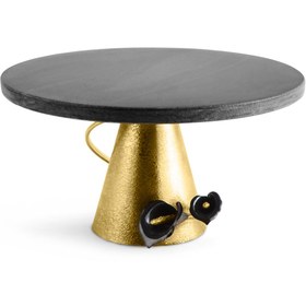 Resim Michael Aram Calla Lily Midnight Kek Standı 