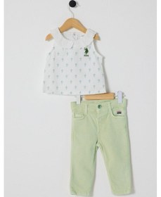 Resim U.s. Polo Assn Kız Bebek Beyaz Takım 5274-48241 Beyaz 