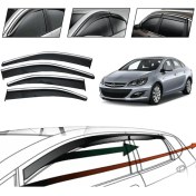 Resim OtoLine Opel Astra J Sedan 2015 Kromlu Cam Rüzgarlığı 4 Lü 