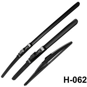 Resim Globalbloom Universal Natural Rubber Wiper Set Peugeot Captur 2016 2020 Mixed Three Pack 26 16 12 Inches 
