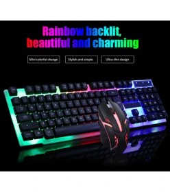 Resim PolyGold PG-8017 Oyuncu Klavye Mouse Set 