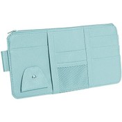 Resim Cbtx 2 Adet Otomatik Güneşlik Kart Klibi Kartvizit Gözlük Klip Fermuarlı Araba Cep Telefonu Belge Klasörü Mavi 